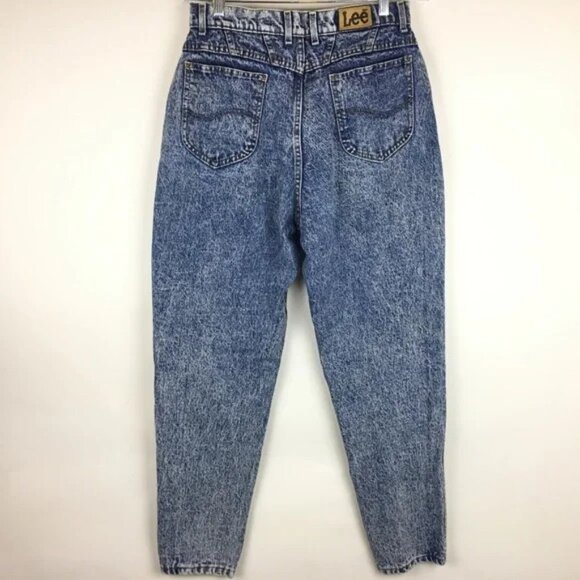 Lee Vintage Jeans Acid Wash‎ High Rise size 14 - Picture 2 of 2